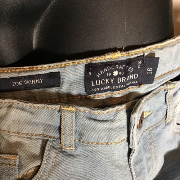 😎#324, LUCKY BRAND, NWT, rise=9, length=27, see photos, style Zoe Skinny 😎 - Picture 3 of 3